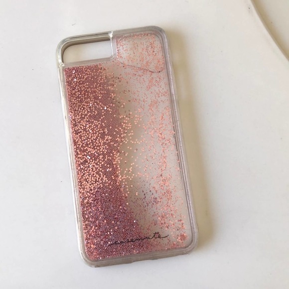 Casemate Waterfall rose gold iPhone case 8+ - Picture 4 of 7